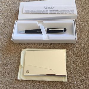 🔥Newbridge  cardholder and Cross Pen🔥